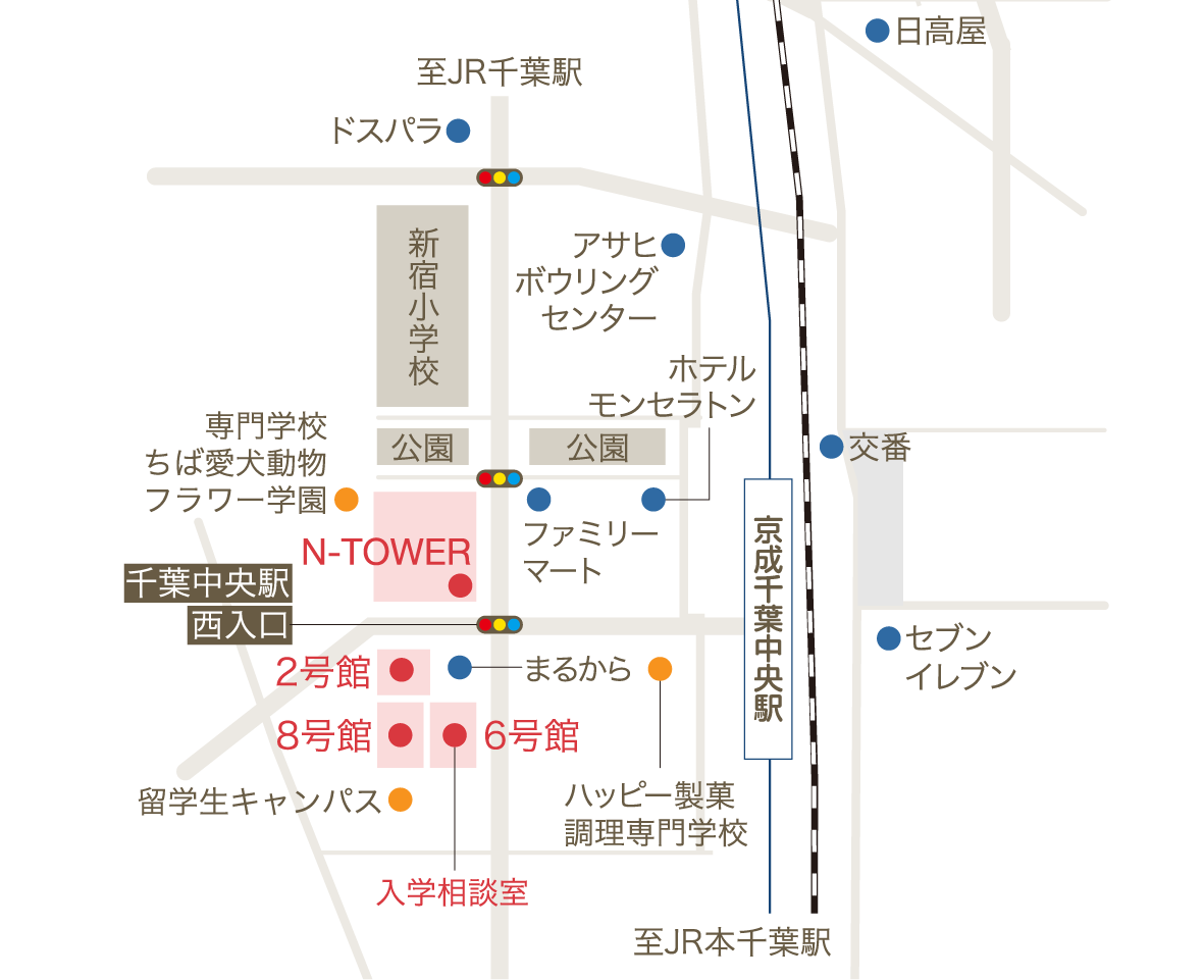 学校周辺マップ