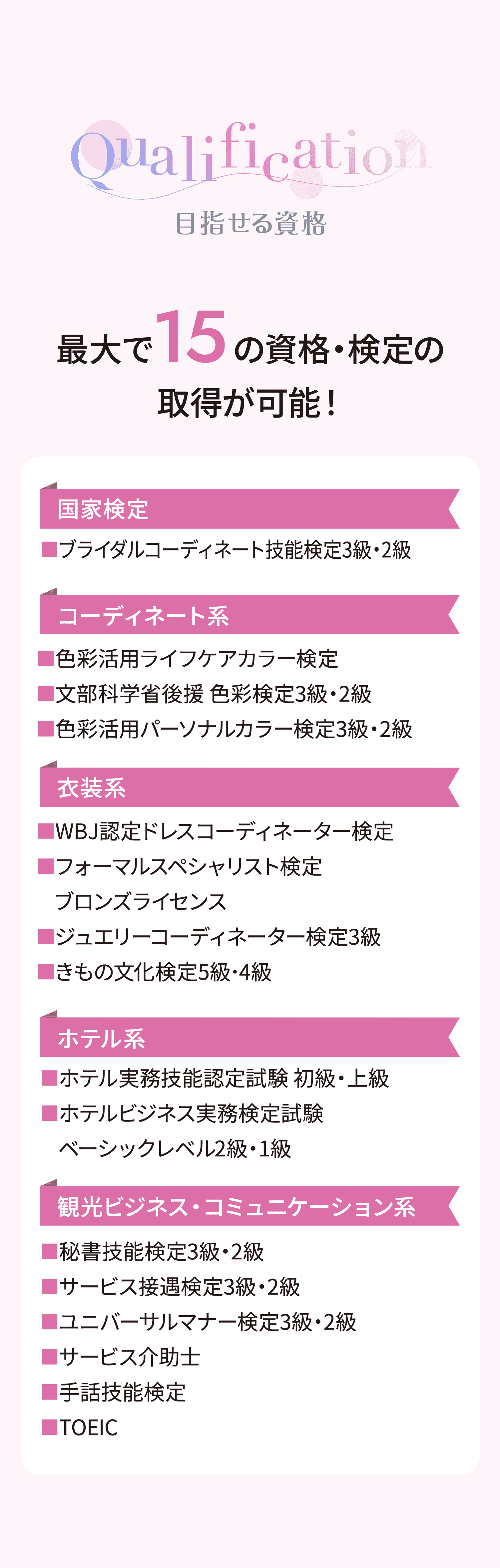 目指せる資格